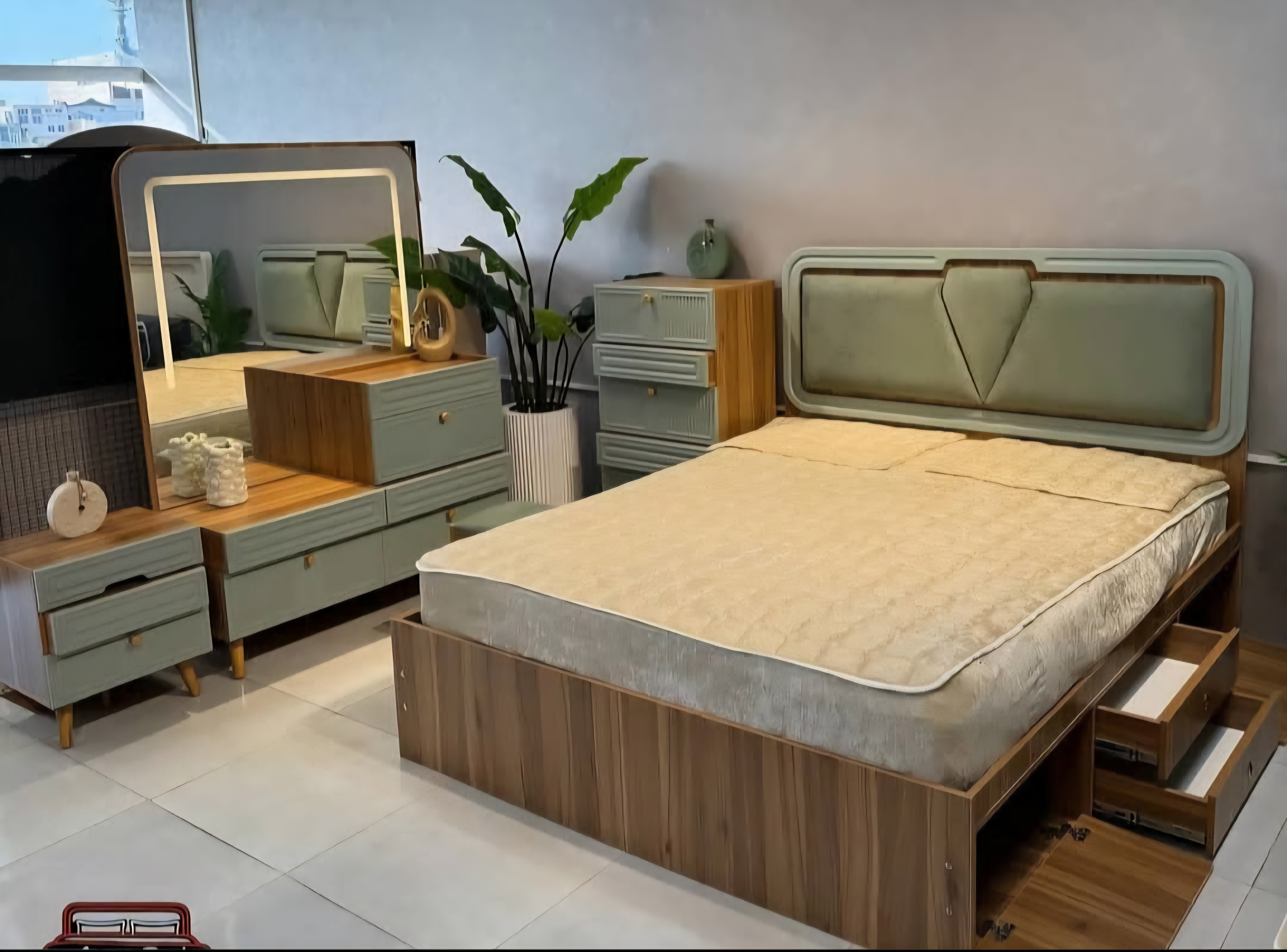 سرویس خواب ژینوس در رنگ بندی مختلف اقساط بدون پیش پرداخت